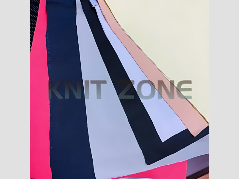 4-Way Polyester Lycra Fabric 200 GSM Grey for Activewear