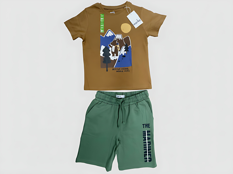 Boys Basic Shorts Set