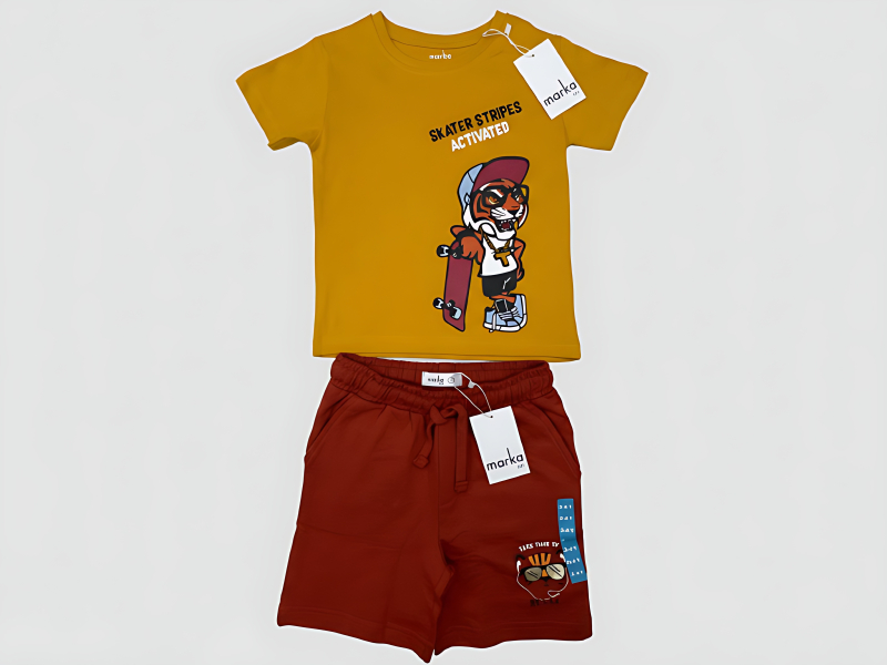 Boys Basic Shorts Set