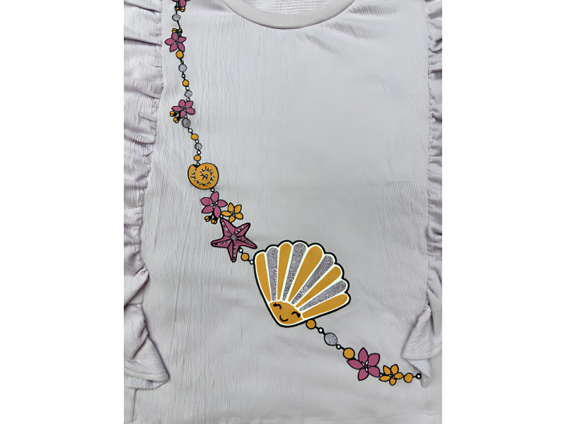 Crinkle T- Shirt