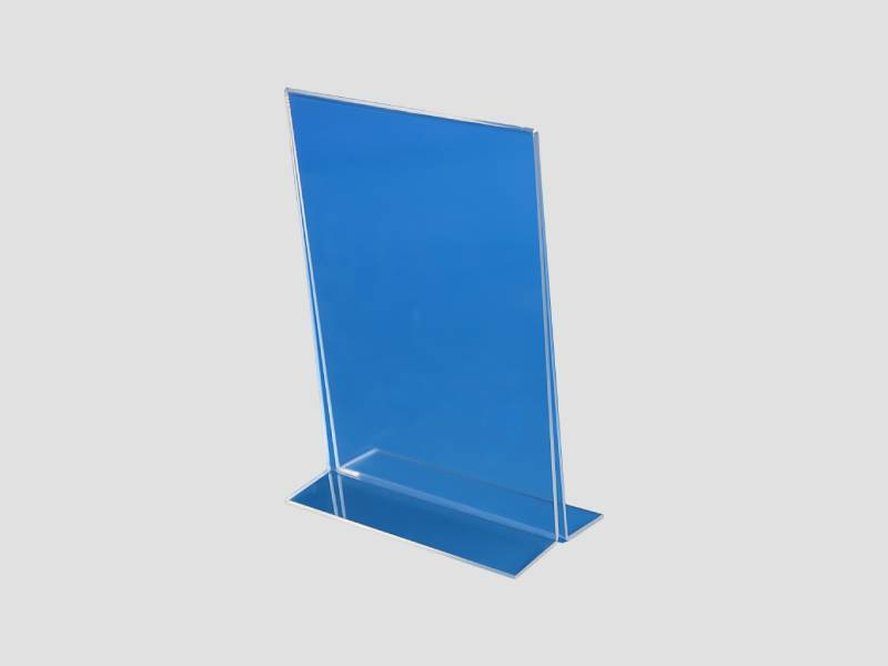 Acrylic Tent Card Holder for Tabletop Information Display