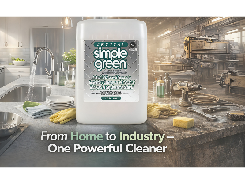 Crystal Simple Green Industrial Floor Cleaner Green  A+ 5