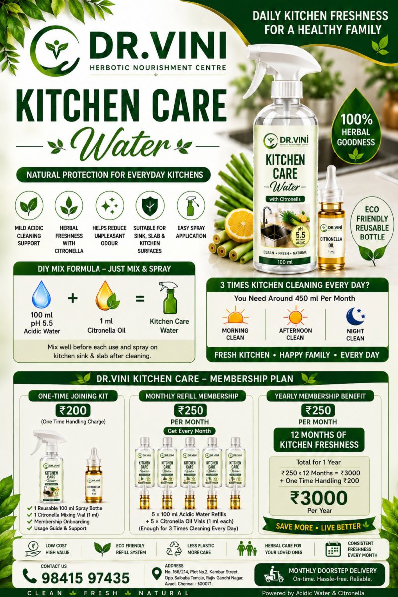 Dr.Vini Kitchen Care Water