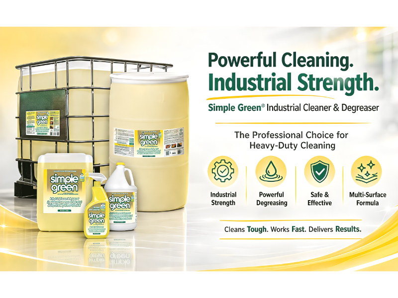Simple Green Industrial Floor Cleaner Yellow A+ 1