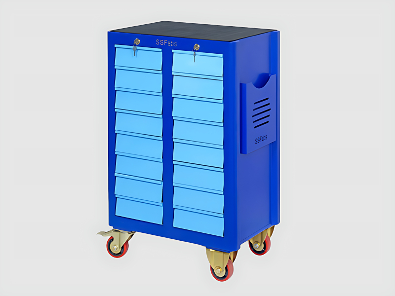 16 Drawer Trolley For High Capacity Tool Storage