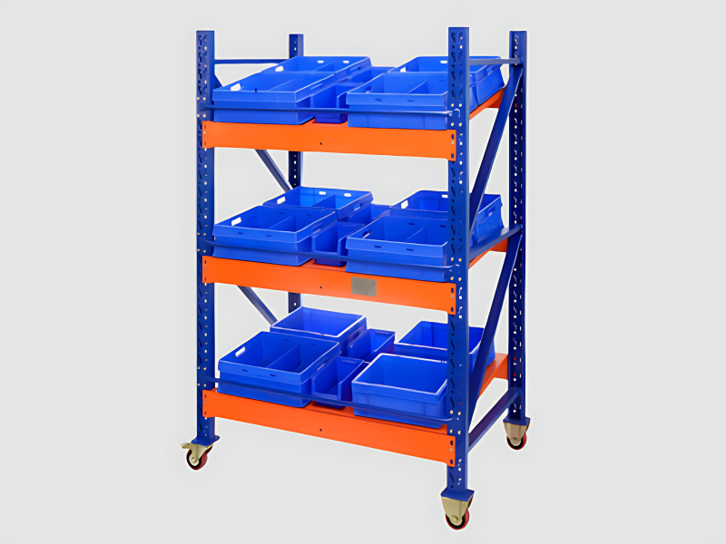 Compact Movable Trolley For Industrial Material Handling
