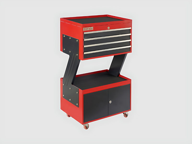 Double Deck Trolley For Material Transport