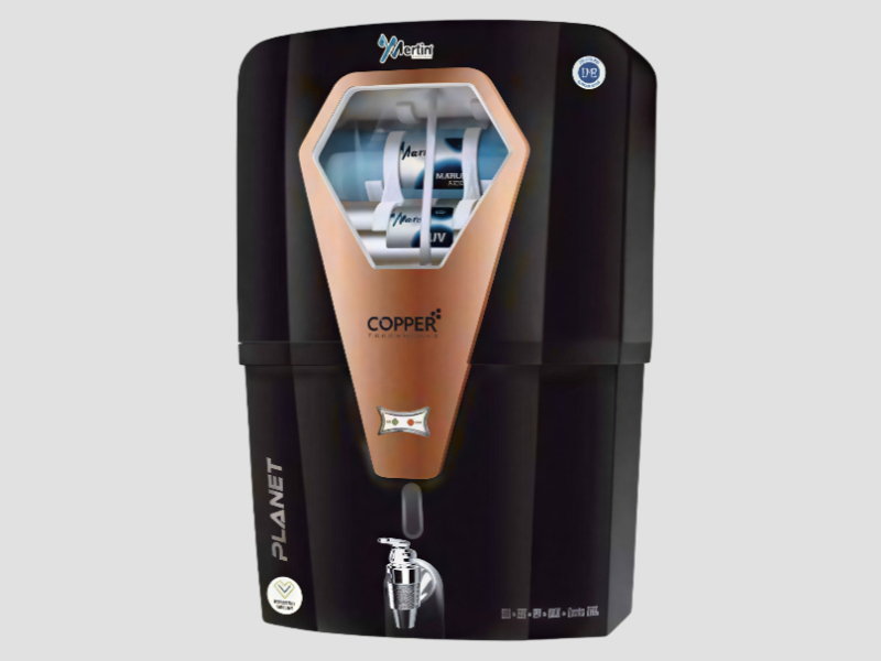 Merlin Planet Water Purifier Copper Black Domestic Use