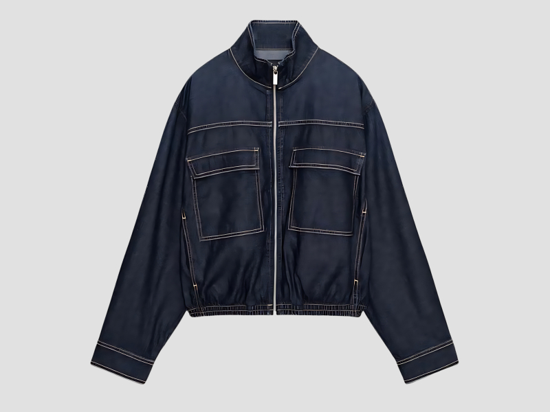 Denim Bomber Jacket