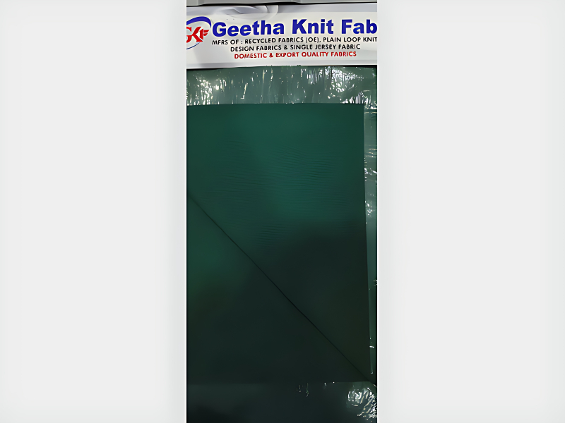 Lycra Rib Bottle Green 