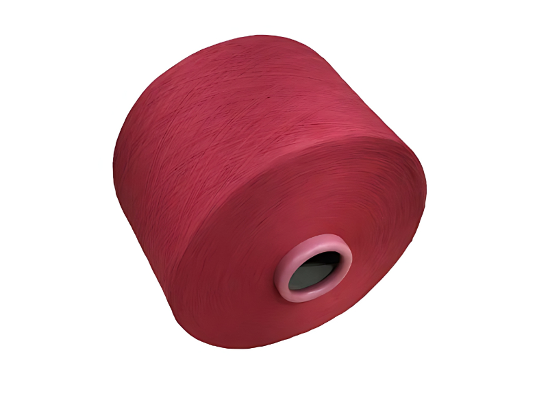 Maroon Dyed OE Yarn
