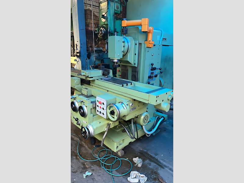 HMT FN3U Milling Machine With Vertical Head For Heavy Duty Milling