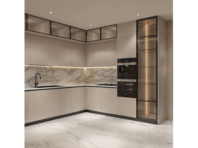 Minimal Marble Kitchen Design