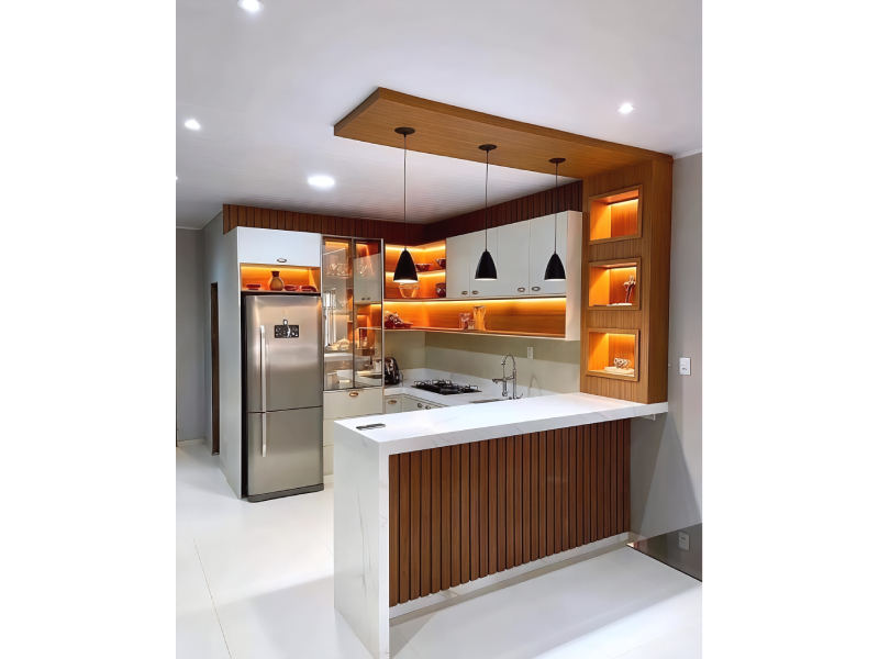 Modern Modular Kitchen Counter