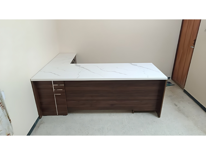 Modular Study Cubicle Workstation Unit With Overhead Storage For Library And Training Rooms