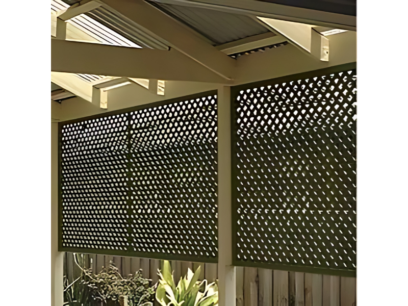 Architectural Perforated Balcony Partition Panel System For Modern Facades