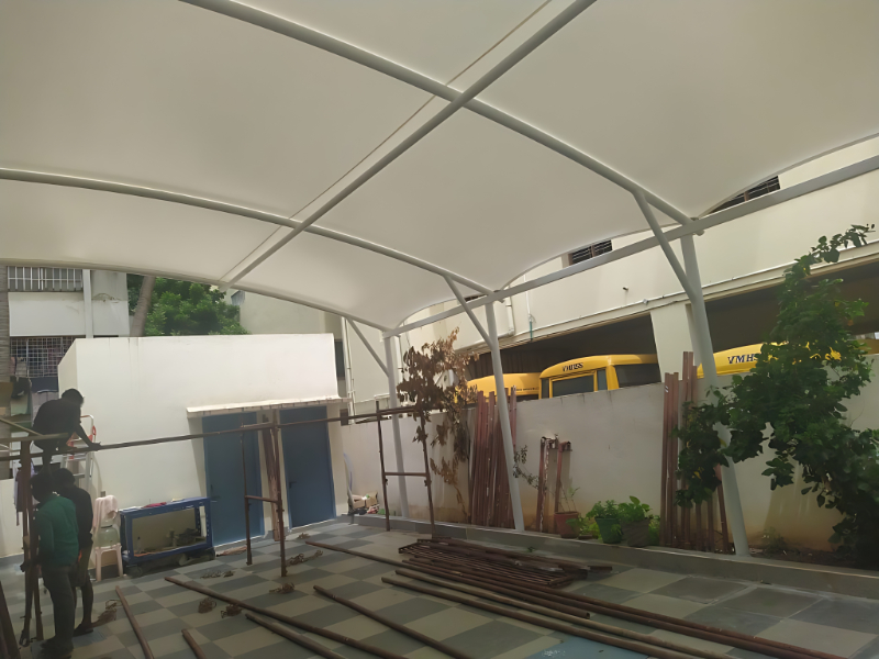 Fabric Retractable Pergola For Flexible Outdoor Shade Control