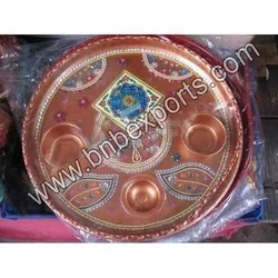Decorated Puja Thali