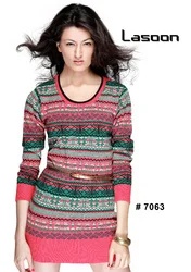 Jacquard Lasoon Tops