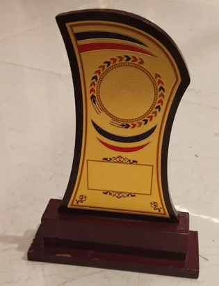 MDF Wooden Memento Trophy For Awards & Recognition