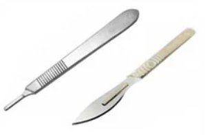 Surgical Scalpel Handles Stainless Steel Reusable Grip Handle