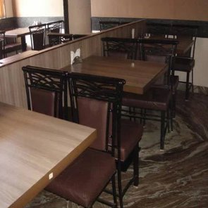 Table chair set for commercial use