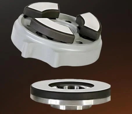 High-Performance Carbon Thrust Bearings for Industrial Rotating Equipment, offering exceptional wear resistance