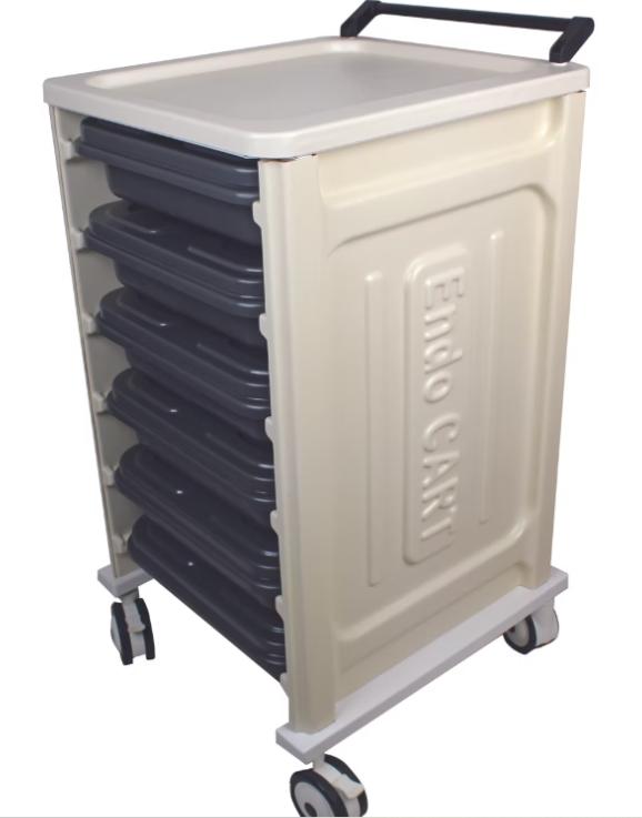 Endoscope Trolley with 6 trays