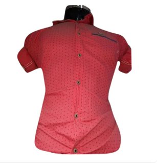 Mens dotted shirt printed cotton wear for casual use
