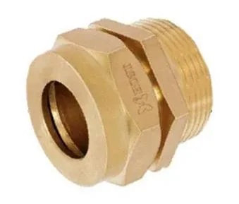 Golden TRS Brass Cable Gland M20 for Electrical and Industrial Use