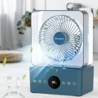 Fresh air fan for ventilation and air circulation