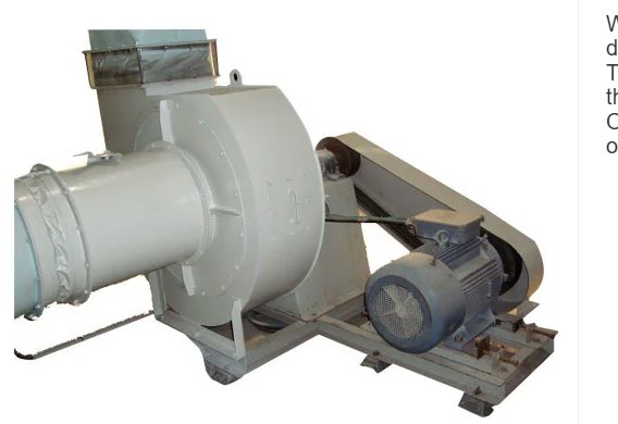 Centrifugal blowers for industrial air movement
