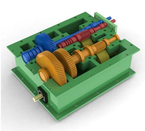  Twin screw gear box for extrusion machines