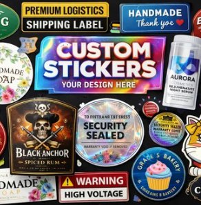 Self Adhesive Stickers for Packaging and Branding