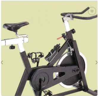 Spin bike for indoor cycling workouts