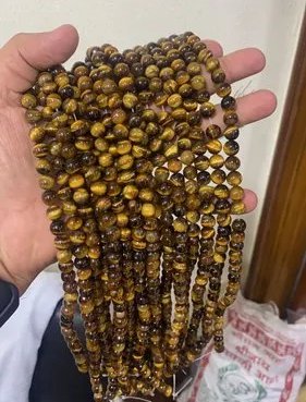 Natural Tiger Eye Round Beads 8mm Jewelry