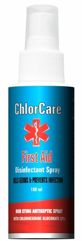 Professional First Aid Chlorcare Wound Disinfectant Spray 24 Hour ...