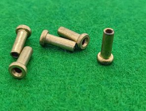 Brass Flat Head Fastener Precision Brass Industrial Component