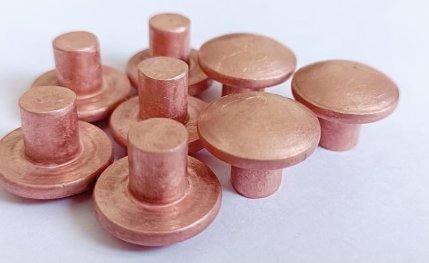 Copper Mushroom Head Fasteners for Electrical & Industrial Use