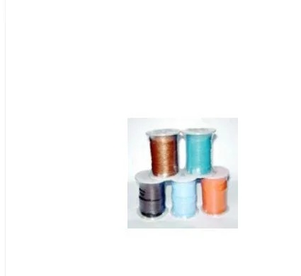 Coloured Leather Round Cords