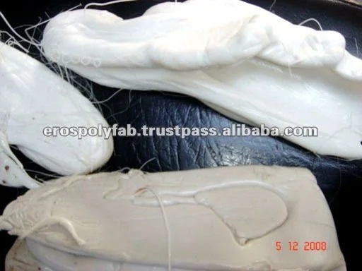 Pet fiber white white Lumps