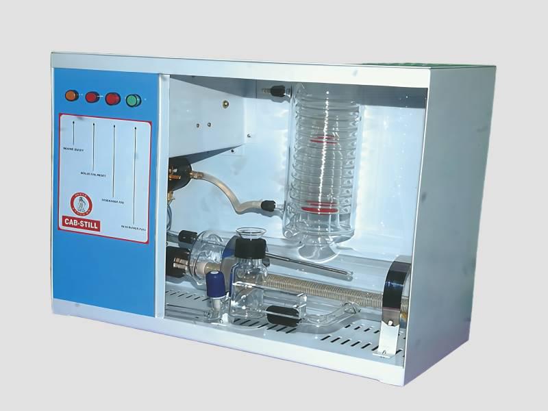 All Glass Single Distiller Automatic Cabinet Model With 3 Level Built-in Safety Control 