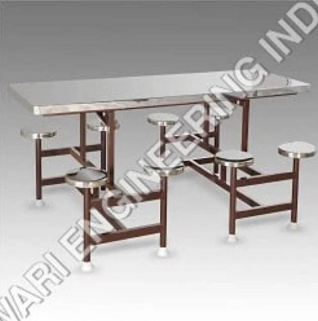 Canteen 8 Seater Dining Table for Commercial and Institutional Use