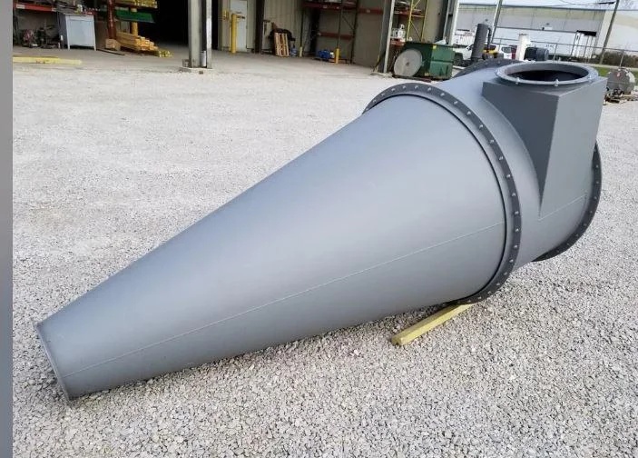 Pneumatic Cyclone Separator for Industrial Dust and Solid Separation Mild Steel