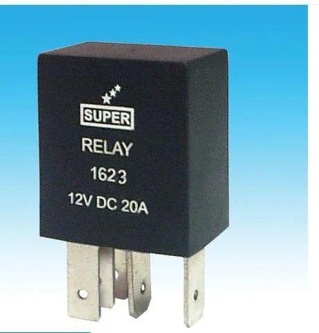 Automotive Micro Relay 5 Pin 12V Made of Metal and Plastic for Reliable Vehicle Switching