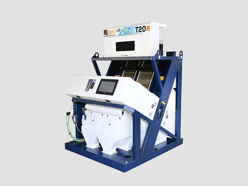 Black Kavuni Color Sorter Machine - T20 Square Color Sorter Chute 1, 2, 3, 4, 5, 6, 7, 8, 10, 12