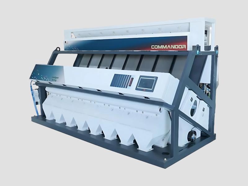 Dry Fish Color Sorter Machine - Commandor Series Chute 1, 2, 3, 4, 5, 6, 7, 8, 10, 12