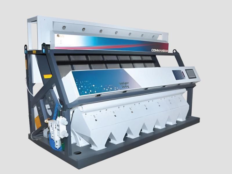 Roasted Coffee Bean Color Sorter - Commandor Color Sorter Chute 1, 2, 3, 4, 5, 6, 7, 8, 10, 12