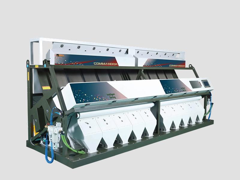 Tamarind Seeds Color Sorter Machine - Commandor Color Sorter Chute 1, 2, 3, 4, 5, 6, 7, 8, 10, 12