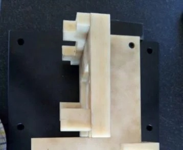High-Strength Cast Nylon Assembly Fixture for Precision Component Holding and Assembly Operations
